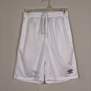 Vintage white Umbro gym shorts